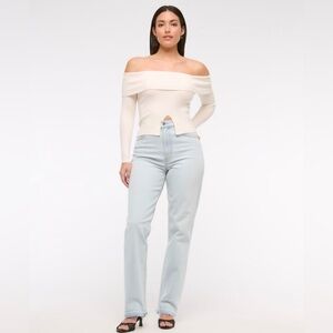 🌺ABERCROMBIE PLUS SIZE ULTRA HIGH RISE 90s STRAIGHT JEANS SIZE 24W🌺